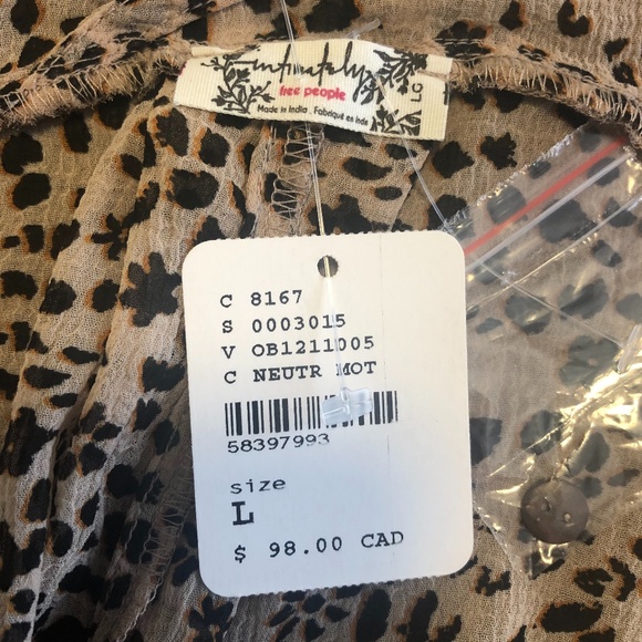 NWT Free People Intimately Sleepin' In Shirt - Picture 6 of 6